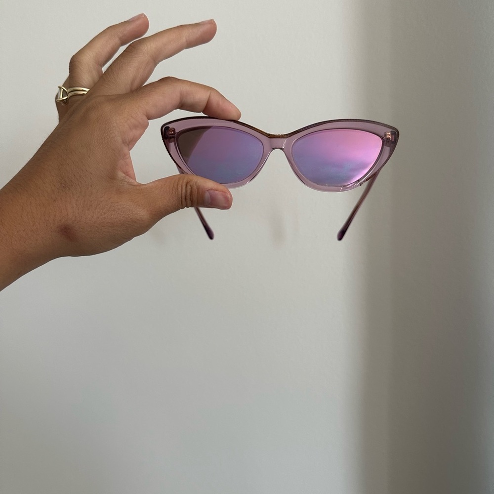 Stella McCartney Pink Cat-Eye Sunglasses